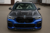 BMW X5 G05 2019–2026 Motorhjelm i smedet kulfiber V3 (G05/F95) foto 1
