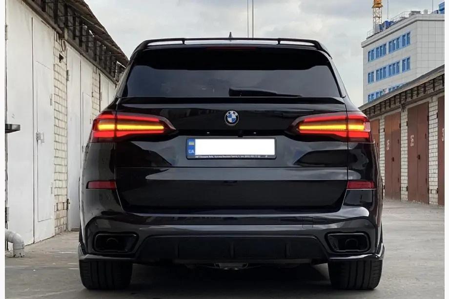 BMW X5 G05 2019–2026 Rudespoiler til bagrude V7 (Blank sort) Foto 6