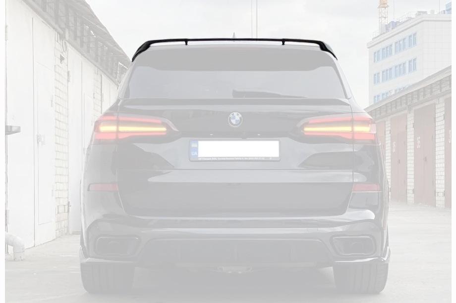 BMW X5 G05 2019–2026 Rudespoiler til bagrude V7 (Blank sort) Foto 2
