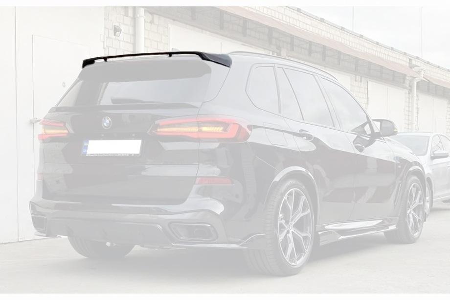 BMW X5 G05 2019–2026 Rudespoiler til bagrude V7 (Blank sort) Foto 1