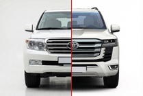 Toyota Land Cruiser 200 2007–2021 Restyling-sæt til LC 300 High-Line (Standard-sæt) foto 1