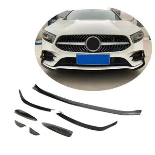Frontlip til forreste kofanger Lip V1 (til AMG-Line SD 2018-2021, kulfiber) foto 1