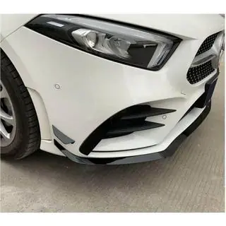Frontlip til forreste kofanger Lip V1 (til AMG-Line SD 2018-2021, kulfiber) foto 3
