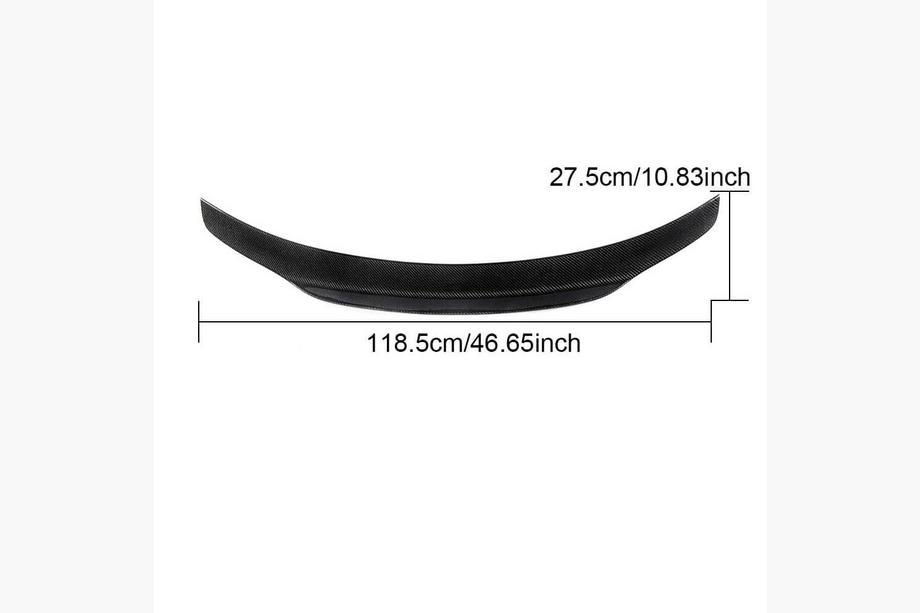 Mercedes A-klasse W177 2018– Spoiler V4 (til SD, carbon) Foto 5