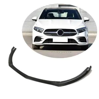 Frontspoiler-læbe cover Lip V2 (til AMG-Line SD 2018-2021, carbon) foto 1