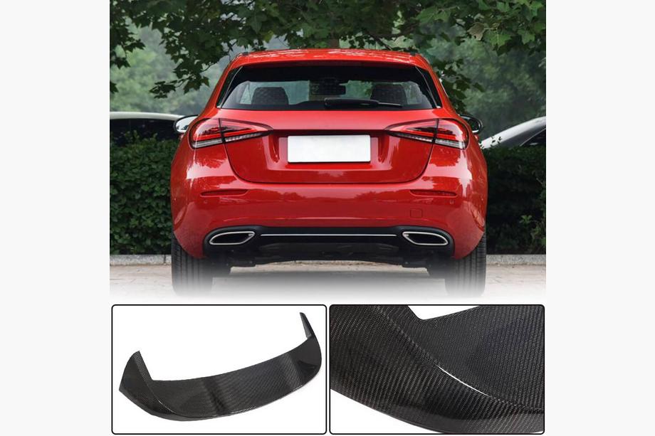 Mercedes A-klasse W177 2018– Spoiler V1 (til HB, carbon) Image