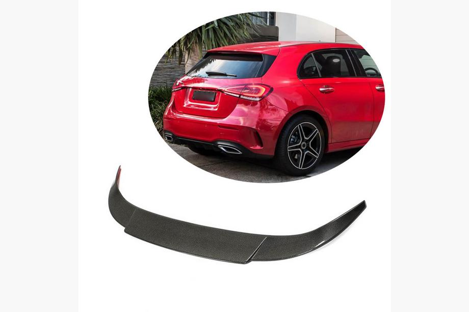 Mercedes A-klasse W177 2018– Spoiler V2 (til HB, carbon) Image
