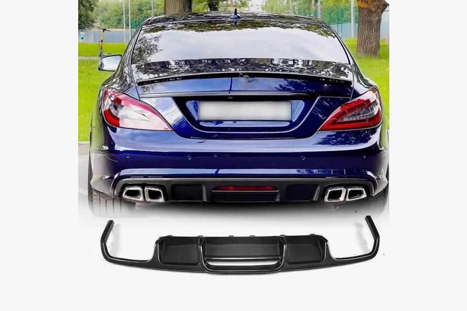 Mercedes CLS C218 2011–2018 Bagkofanger-diffuser (til Base/CLS63 AMG 2015-2018, carbon) Image