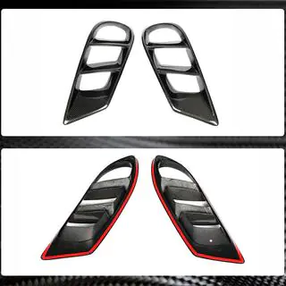 Carbon frontbumper-læber (til AMG-Line SD 2015-2018) foto 4