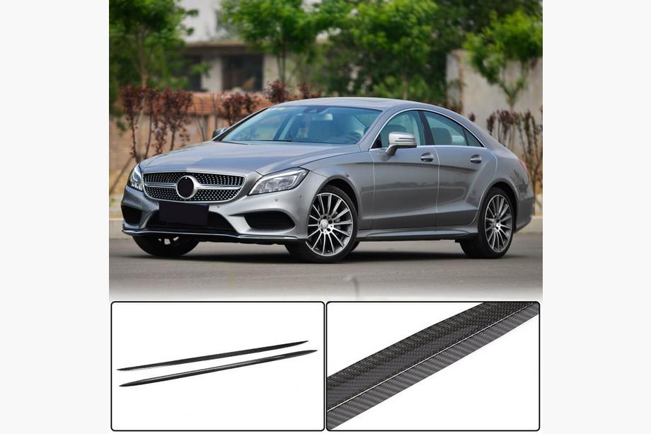 Mercedes CLS C218 2011–2018 Sideskørter (til AMG-Line / CLS63 AMG SD 2015-2018, karbon) Image