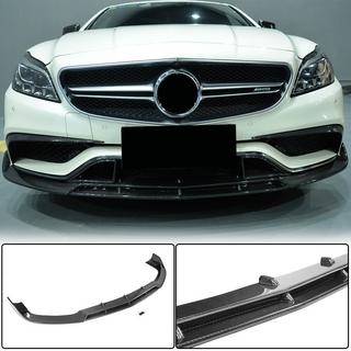 Frontlæbe til forreste kofanger Lip V1 (til CLS63 AMG SD 2015-2018, carbon) foto 2