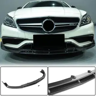 Frontlæbe til forreste kofanger Lip V1 (til CLS63 AMG SD 2015-2018, carbon) foto 2