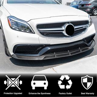 Frontlæbe til forreste kofanger Lip V1 (til CLS63 AMG SD 2015-2018, carbon) foto 4