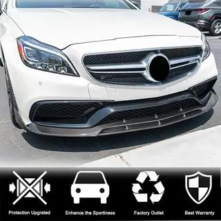 Frontlæbe til forreste kofanger Lip V1 (til CLS63 AMG SD 2015-2018, carbon) foto 4
