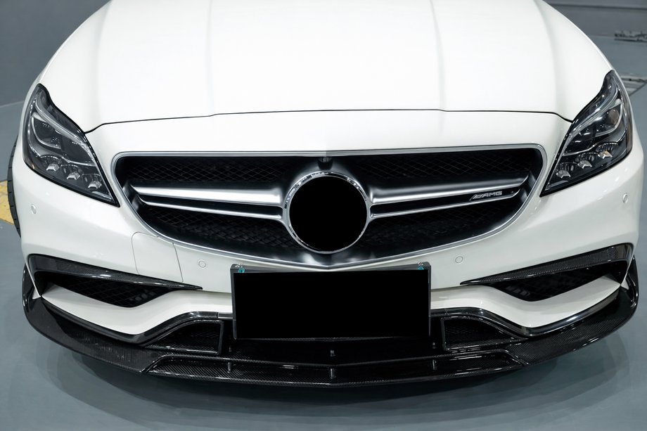 Mercedes CLS C218 2011–2018 Frontlæbe til kofanger (til CLS63 AMG SD 2015-2018, carbon) Foto 2