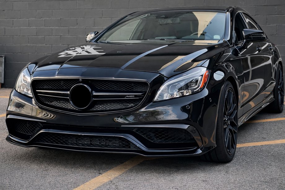 Mercedes CLS C218 2011–2018 Frontlæbe til kofanger (til CLS63 AMG SD 2015-2018, carbon) Foto 3