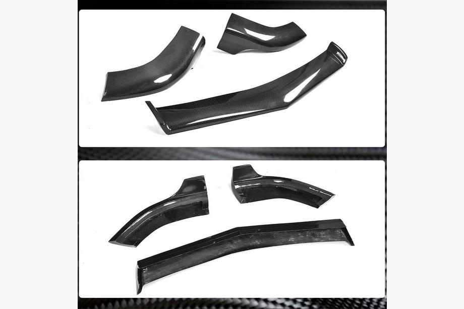 Mercedes CLS C218 2011–2018 Frontlæbe til forreste kofanger Lip V1 (til CLS63 AMG SD 2011-2014, carbon) Foto 4