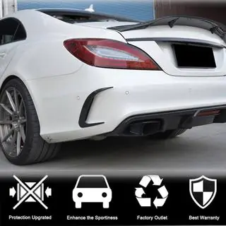 Bagkofangerbeklædninger (til Base / CLS63 AMG SD 2015-2018, Carbon) foto 3