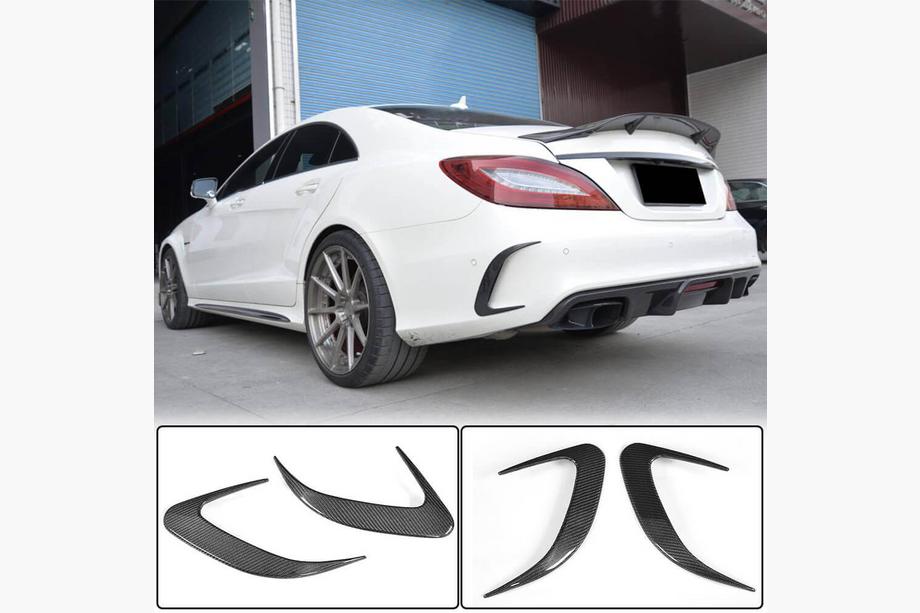 Mercedes CLS C218 2011–2018 Bagkofangerbeklædninger (til Base / CLS63 AMG SD 2015-2018, Carbon) Image
