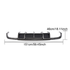 Mercedes CLS C218 2011–2018 Diffuser til bagkofanger (til AMG-Line/CLS63 AMG 2011-2014, carbon) foto 6