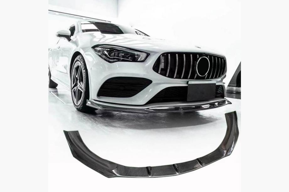 Mercedes CLA C118 2019– Frontspoiler-læbe til forkofanger Lip (til SD 2019-2022, carbon) Image