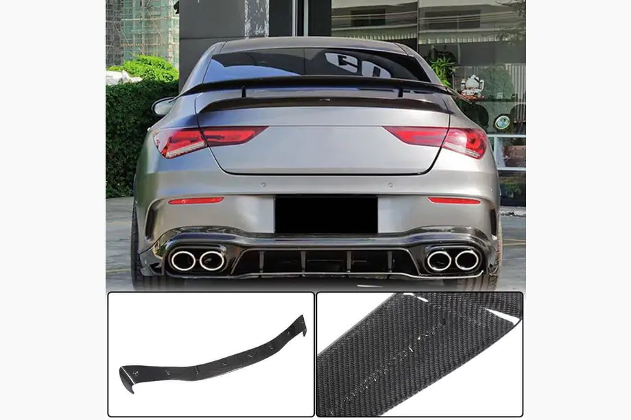 Mercedes CLA C118 2019– Bagkofanger-diffuser (til AMG-Line SD 2019-2022, Carbon) Image