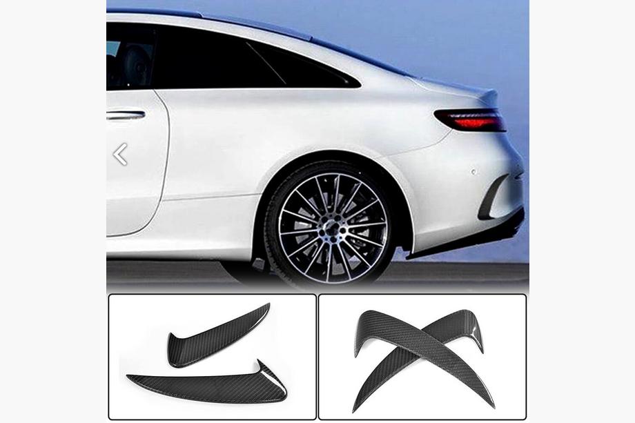 Mercedes E-klasse Coupé C238 2016–2024 Bagkofangerbeskyttere (til AMG-Line 2017-2019, carbon) Image
