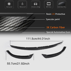 Mercedes E-klasse Coupé C238 2016–2024 Frontlæbe til forreste kofanger Lip (til AMG-Line 2017-2019, carbon) foto 6