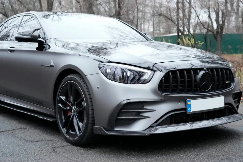 Mercedes E-klasse Coupé C238 2016–2024 Kulfiberafdækninger til forskærme (til AMG-Line 2017-2019, Carbon) Image