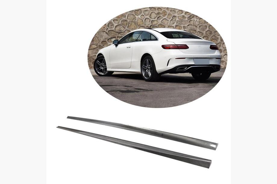 Mercedes E-klasse Coupé C238 2016–2024 Sideskørter (til AMG-Line 2017-2019, carbon) Image