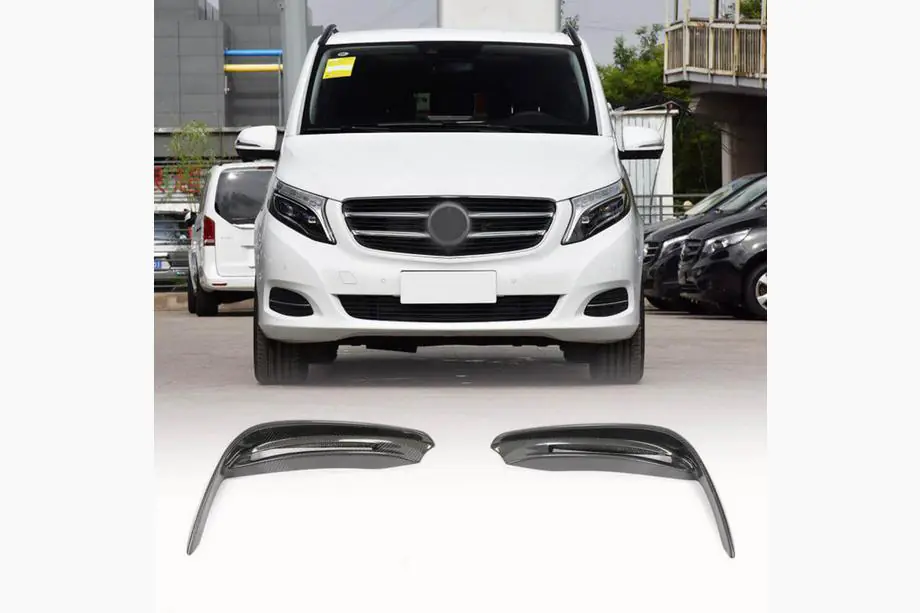 Mercedes Vito/V-klasse W447 2014– Kulfiber tågelygte-rammer (til V-Class 2014-2019) Image