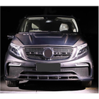 Mercedes Vito/V-klasse W447 2014– Frontkofanger V1 (2014-2019, Carbon) foto 3
