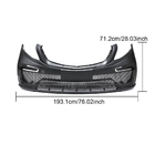 Mercedes Vito/V-klasse W447 2014– Frontkofanger V1 (2014-2019, Carbon) foto 5