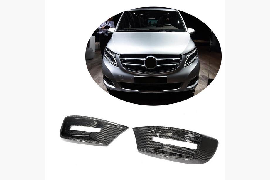 Mercedes Vito/V-klasse W447 2014– Tågelygte-dæksler V1 (2014-2019, carbon) Image