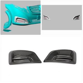 Tågelygte covers V2 (2014-2019, Carbon) foto 2