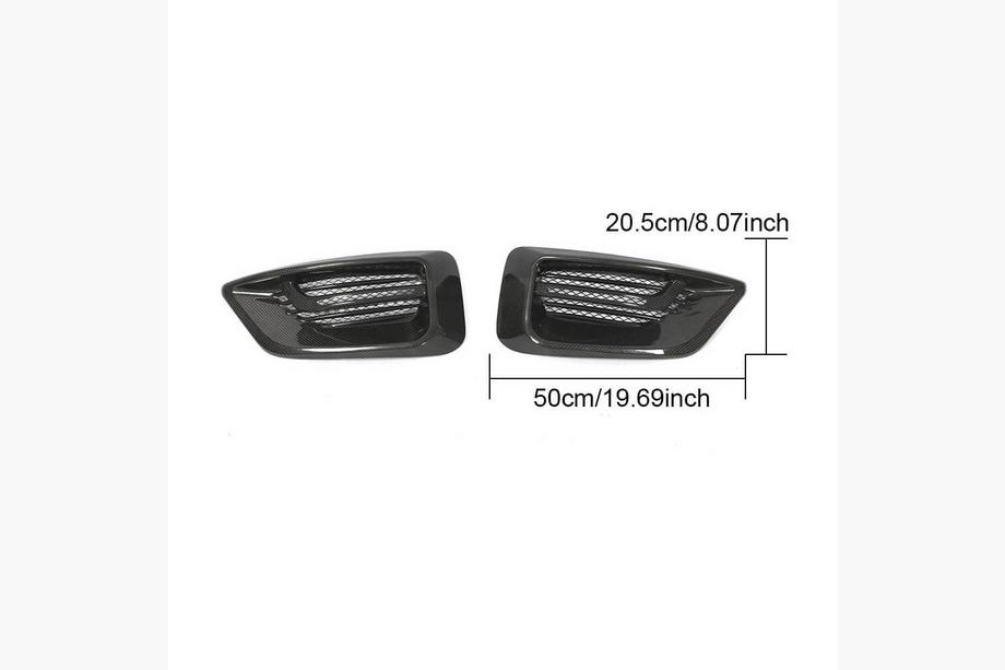 Mercedes Vito/V-klasse W447 2014– Tågelygte covers V2 (2014-2019, Carbon) Foto 6