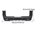Mercedes Vito/V-klasse W447 2014– Bagkofangerbeklædning med diffuser (2014-2019, plast + kulfiber) foto 5