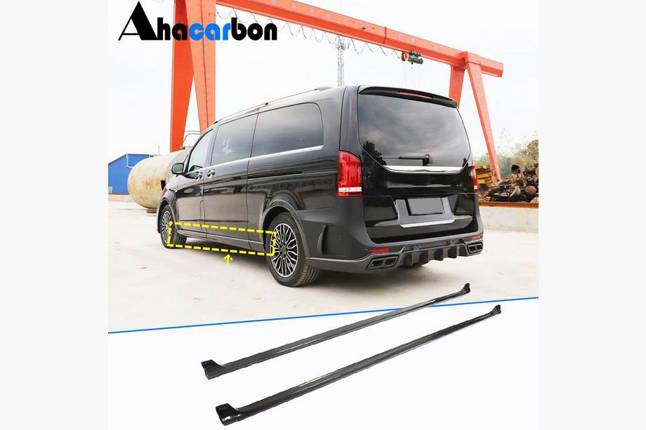 Mercedes Vito/V-klasse W447 2014– Sideskørter (lang akselafstand, carbon) Image