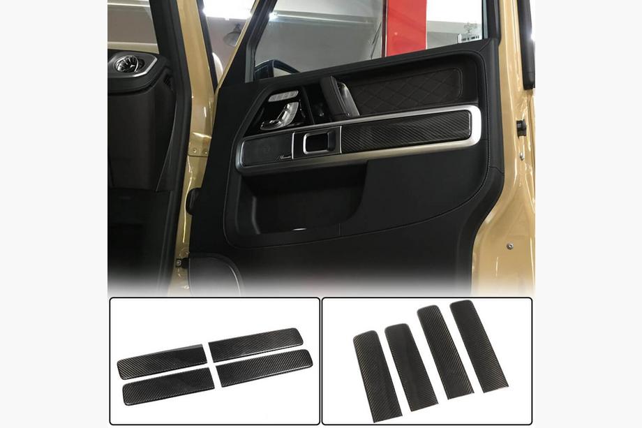 Mercedes G-Class W463 2018–2024 Indvendige dørbeklædningslister (tør carbon) Foto 1