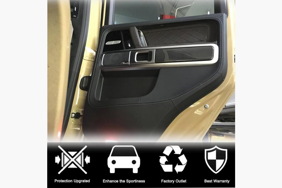 Mercedes G-Class W463 2018–2024 Indvendige dørbeklædningslister (tør carbon) Foto 2