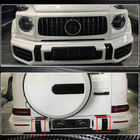 Mercedes G-Class W463 2018–2024 Sæt kofangerlister til for- og bagkofanger (til G63 AMG, Dry Carbon) foto 5