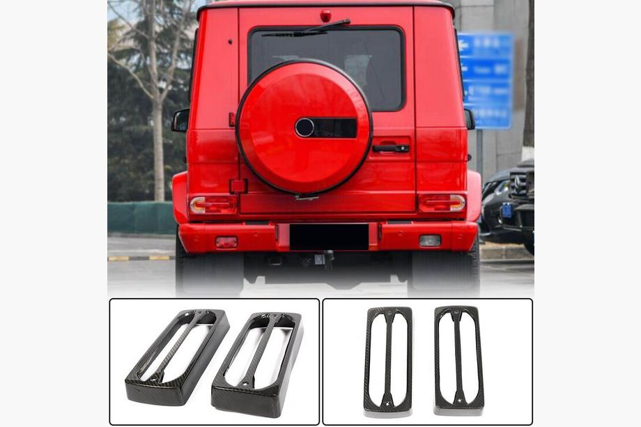 Mercedes G-Klasse W463 1990–2018 Dæksler til baglygter (dry carbon) Foto 1