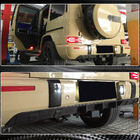 Mercedes G-Class W463 2018–2024 Bagkofanger-diffuser V1 (til G63 AMG, carbon) foto 4