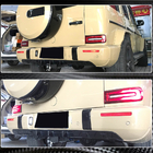 Mercedes G-Class W463 2018–2024 Bagkofanger-diffuser V1 (til G63 AMG, carbon) foto 5