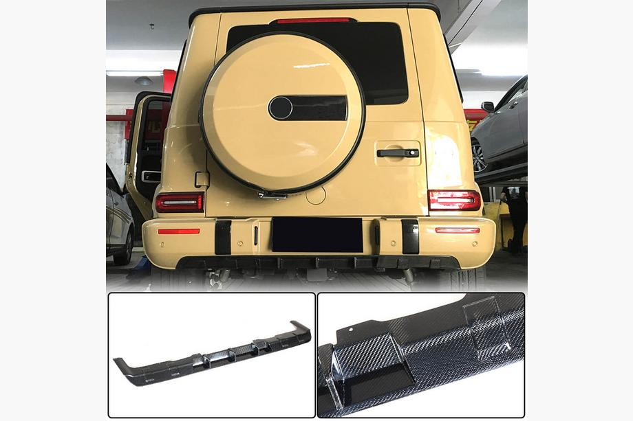 Mercedes G-Class W463 2018–2024 Bagkofanger-diffuser V1 (til G63 AMG, carbon) Image