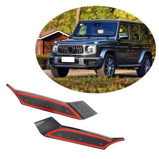 Flap påsætninger til forreste kofanger (til G63 AMG 2019-2021, carbon) foto 1
