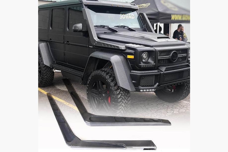 Mercedes G-Klasse W463 1990–2018 Snorkel (til 2004-2018, 2 stk., carbon) Foto 1