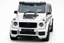 Mercedes G-Klasse W463 1990–2018 BRBS motorhjelmscover (til 2004-2018, carbon) foto 1