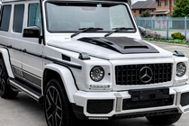 Mercedes G-Klasse W463 1990–2018 BRBS motorhjelmscover (til 2004-2018, carbon) foto 2