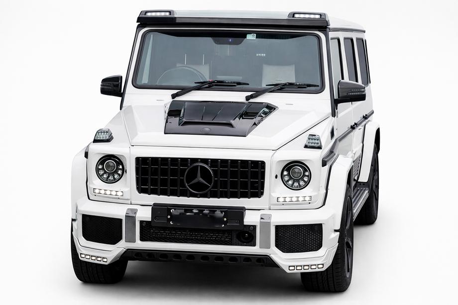 Mercedes G-Klasse W463 1990–2018 BRBS motorhjelmscover (til 2004-2018, carbon) Image